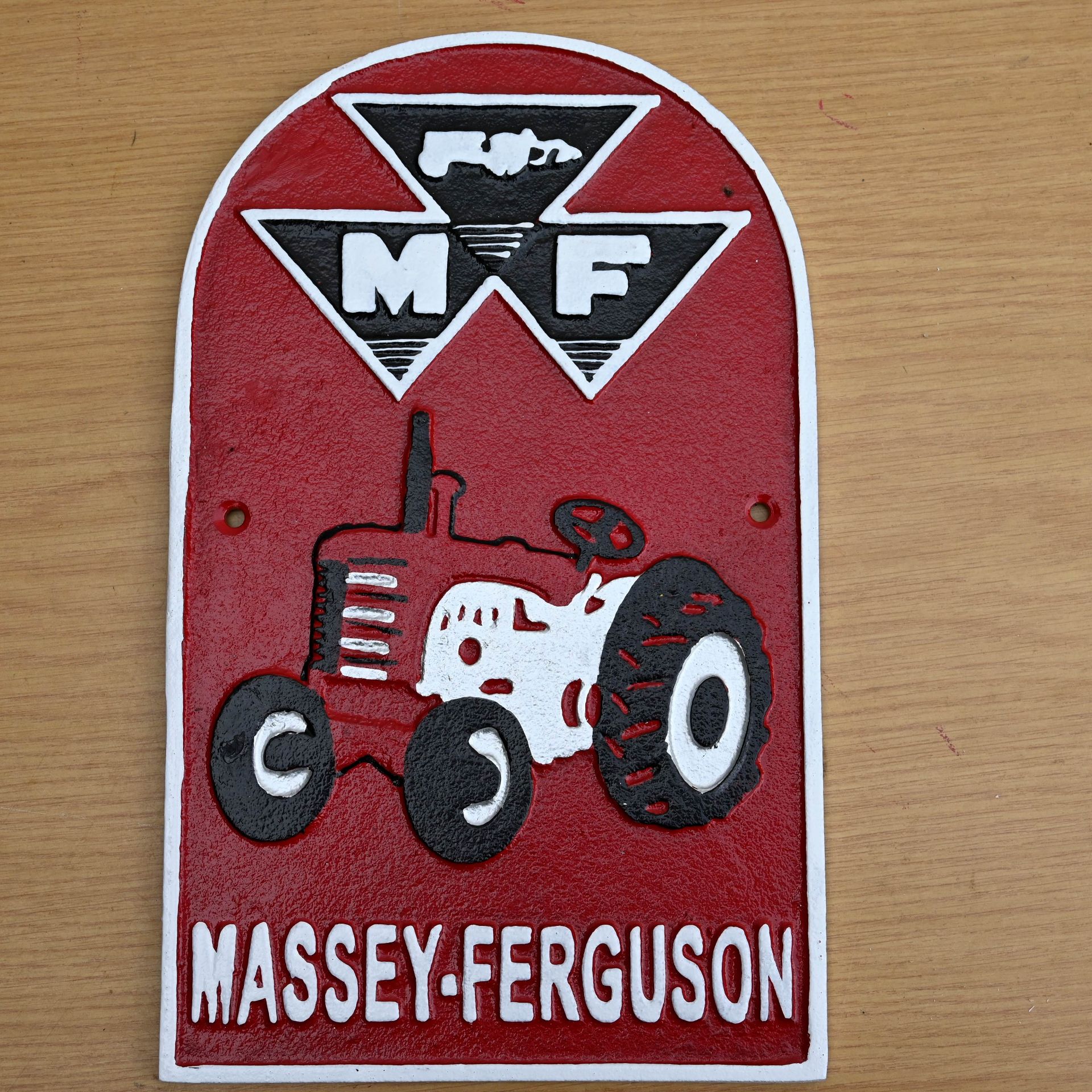 Large Massey Ferguson plaque