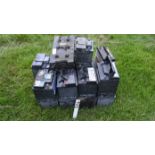 15 old batteries (tractor)