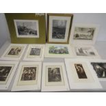 Danti Rosetti etchings and others