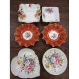 Aynsley trinket dishes and 2 others