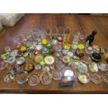 Large amount of paperweights