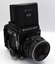 Mamiya RB67 Pro-S camera serial no. C159835 with 1:3.8 90mm lens no 97340 plus an additional