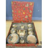 A 1937 toy china tea set