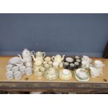 Part tea/coffee sets and trios etc