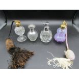 4 scent bottle 2 which are atomisers