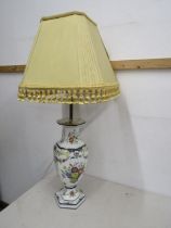 A ceramic based lamp