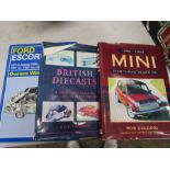 Haynes Ford Escort, Mini and British die cast collectors books