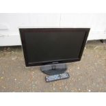 21" Samsung LCD TV with remote from a house clearance