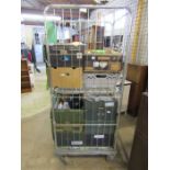 Stillage of glass, china and kitchenalia etc