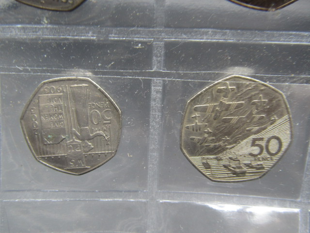 17 50p coins inc Suffragette, Isle of Mann TT, Beatrix Potter, D-Day etc - Image 10 of 10