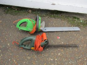 Viking and Black & Decker hedge trimmers from a house clearance