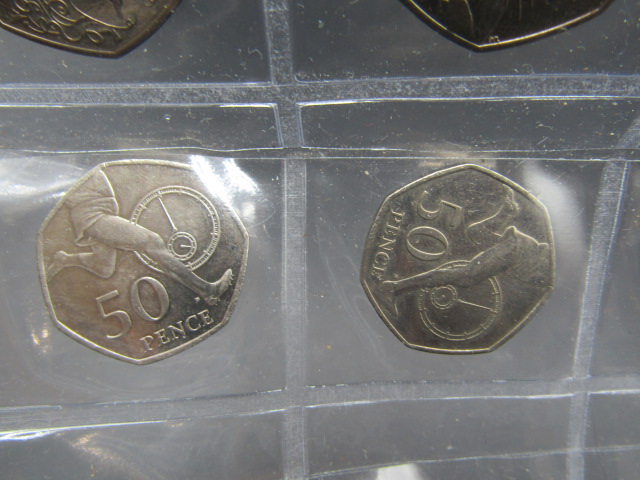 17 50p coins inc Suffragette, Isle of Mann TT, Beatrix Potter, D-Day etc - Image 9 of 10