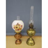 2 Vintage oil lamps