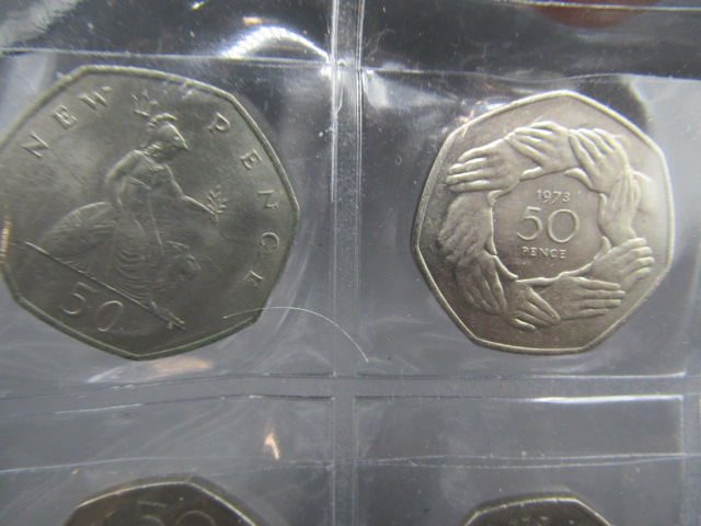 17 50p coins inc Suffragette, Isle of Mann TT, Beatrix Potter, D-Day etc - Image 2 of 10