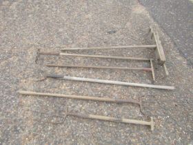 Hay forks and rakes etc