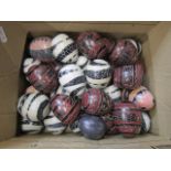 Box of 'soapstone' eggs
