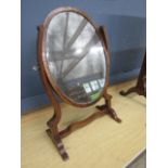 An antique vanity mirror