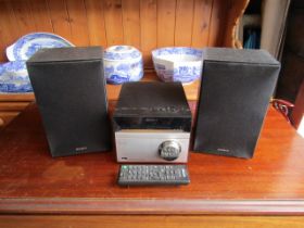 Sony audio system with remote from a house clearance