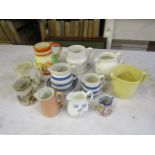 Collection of ceramic jugs