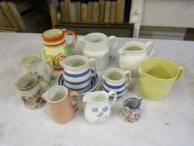 Collection of ceramic jugs