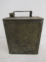 Shell Mex vintage oil can with cap