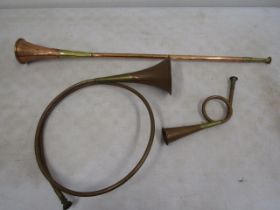 3 copper horns
