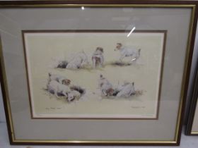 Ros Goody ltd edition print of terriers 392/60054x43cm