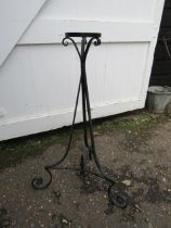 Wrought iron plant stand