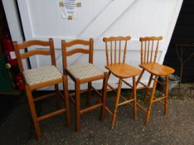 2 Pairs of bar stools