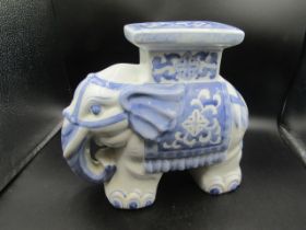Elephant pot stand 28cmH 35cmL