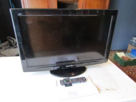 32" Panasonic LCD TV with remote from a house clearance