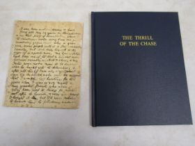 'The Thrill of the Chase' A hand written account of a young Leicestershire girl's introduction to