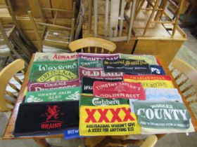 Collection of vintage bar towels