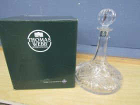 Thomas Webb ships decanter with box