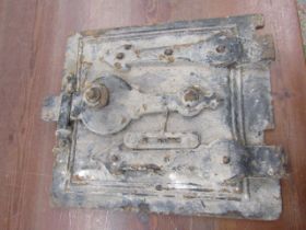 Vintage bread oven door