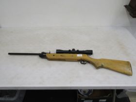 .22 Air rifle with Stirling mount master scope 4 x 32