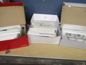 3 shoeboxes of First day covers