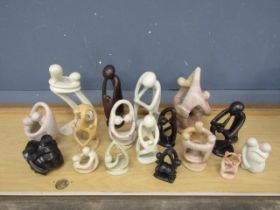 17 'Soapstone' sculptures