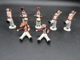 ceramic soldiers- vintage cake toppers?