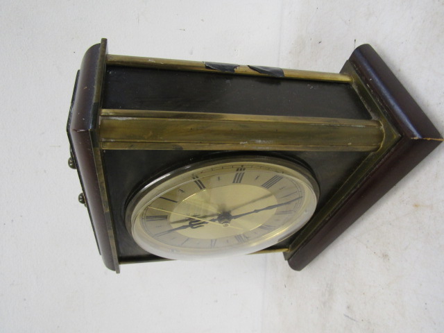 A pine surround clock and a Metamic clock- both battery operated - Image 3 of 5