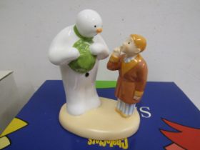 Coalport The Snowman 'Hush don't wake them' in original box