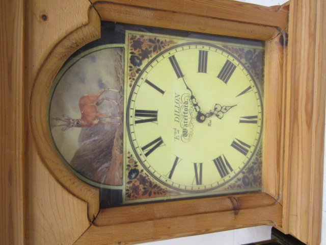 A pine surround clock and a Metamic clock- both battery operated - Image 5 of 5