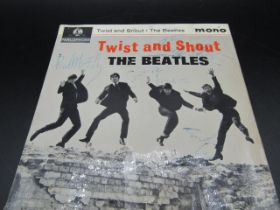 Beatles autograph- a signed single cover of Twist and Shout signed by all 4 Beatles .The believed