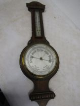 Oak framed Barometer