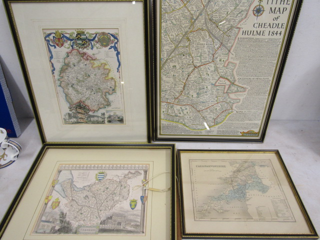 4 framed maps one frame a/f