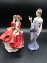 Royal Doulton ladies 'Harmony' and 'Top o' the hill'