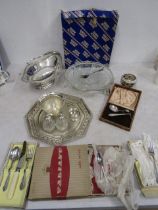 Plated table ware and boxed cutlery