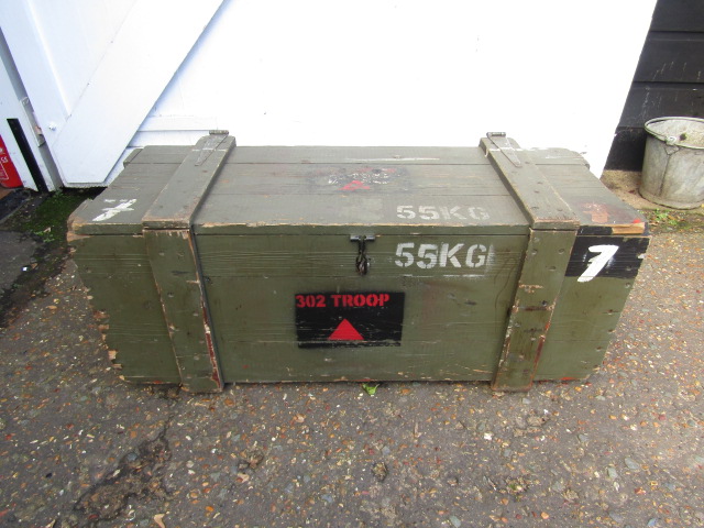 Large green ammo box
