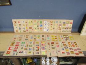 Large collection of matchbox labels