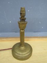 Brass table lamp